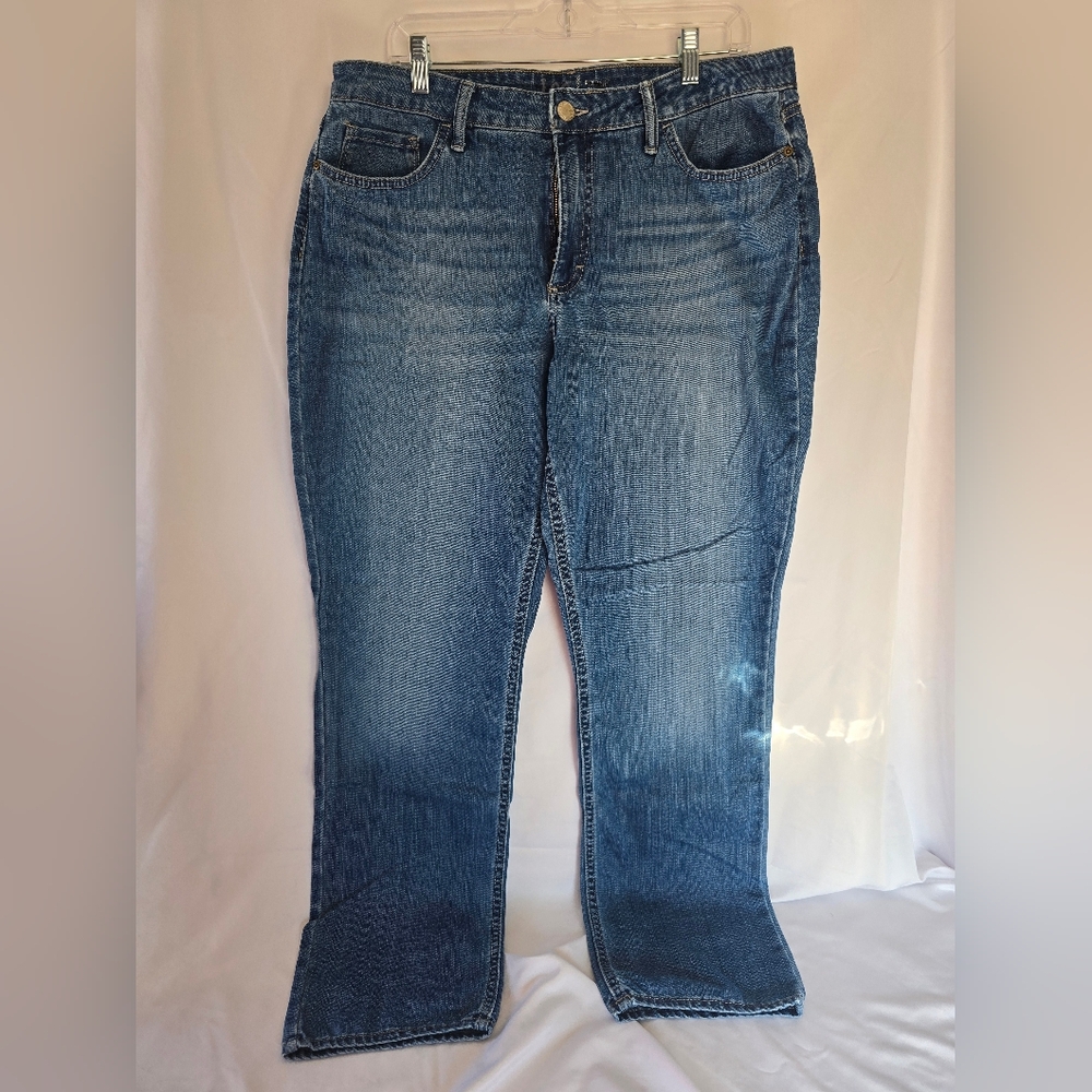 Lee Women's Straight Leg Blue Jeans Long